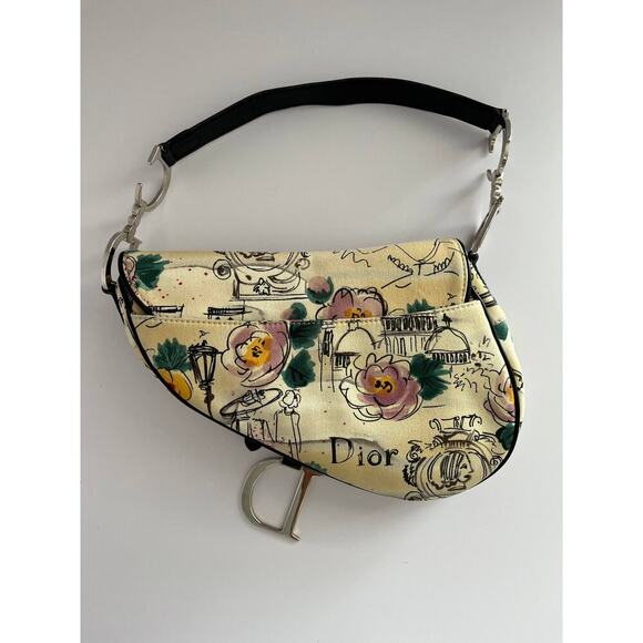 Vintage Dior Paris 50’s saddle bag - Picture 4 of 13